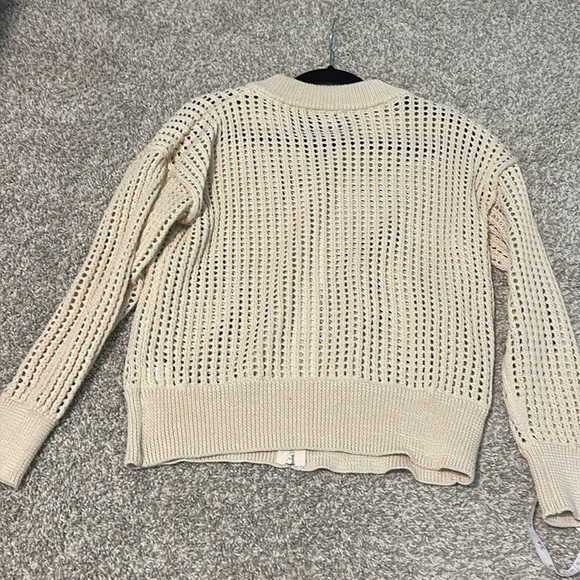 White Birch Cream Chunky Knit Cardigan - Picture 3 of 6